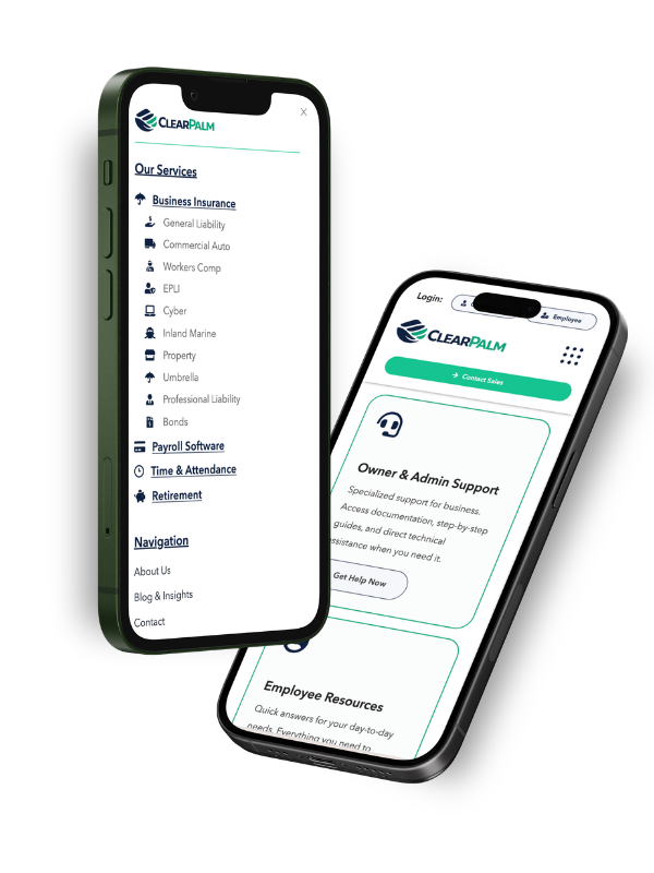 Website responsive mobile version